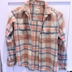 American Eagle flannel button down.